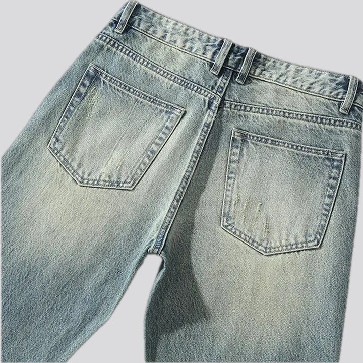 Stylish loose fit bootcut jeans for men