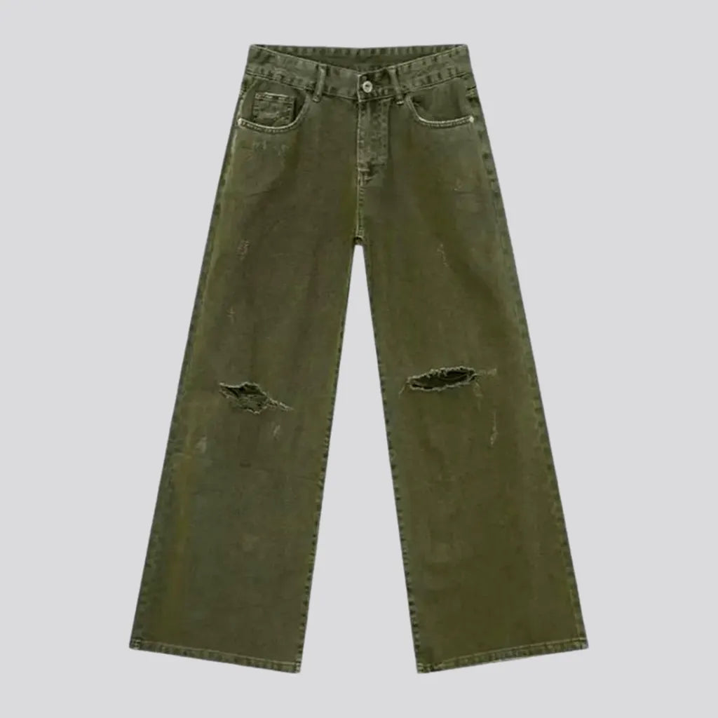 Distressed Color Baggy Men's Jeans | Jeans4you.shop