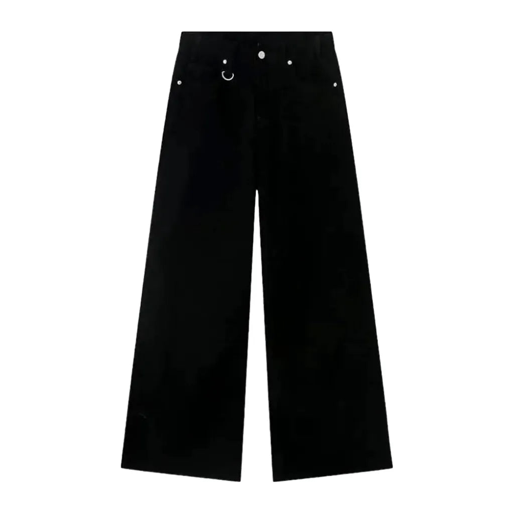 Baggy men's aged jeans